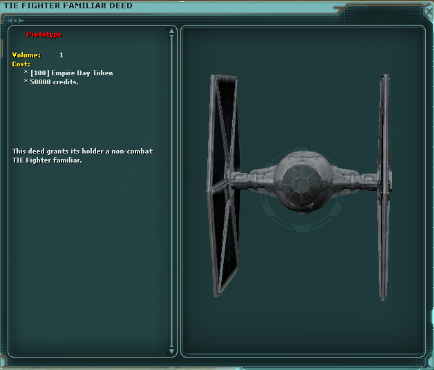 TIE-Fighter Familiar